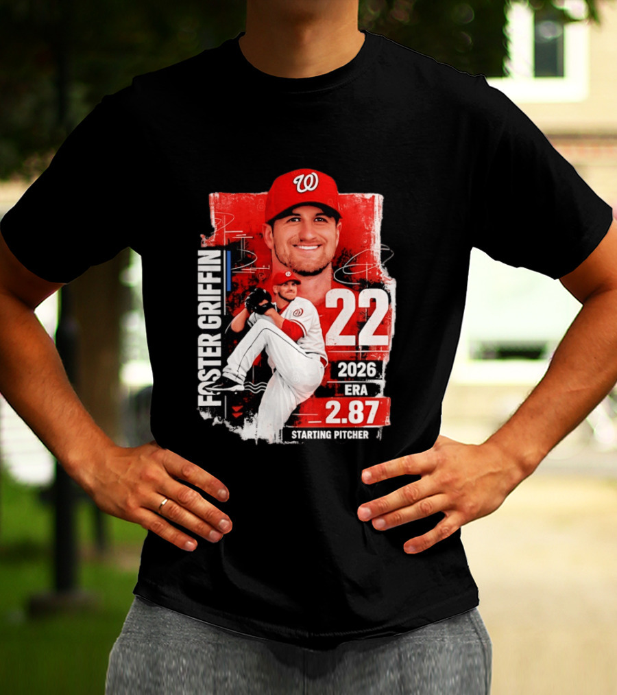 Foster Griffin 2026 ERA 2.87 Starting Pitcher 22 T-Shirt