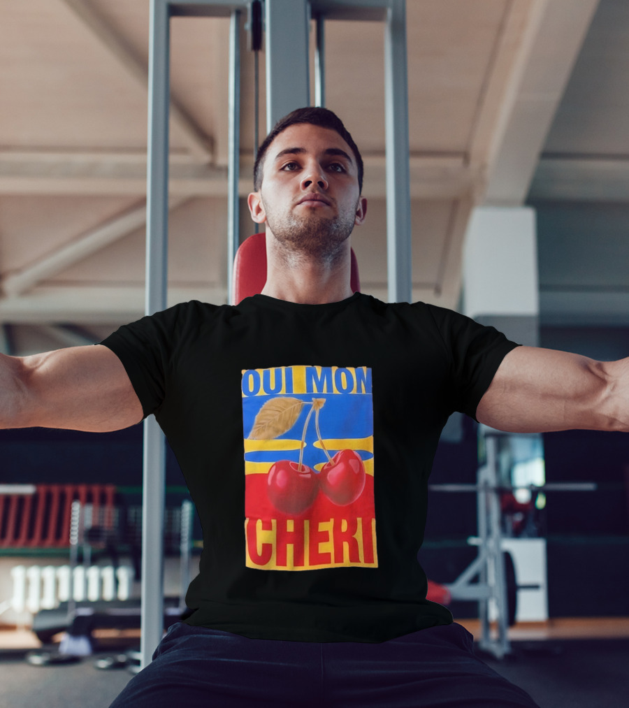 Oui Mon Cheri Cherry French Fruit T-Shirt