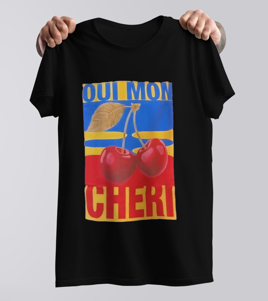 Oui Mon Cheri Cherry French Fruit T-Shirt