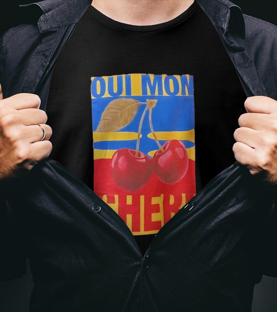Oui Mon Cheri Cherry French Fruit T-Shirt