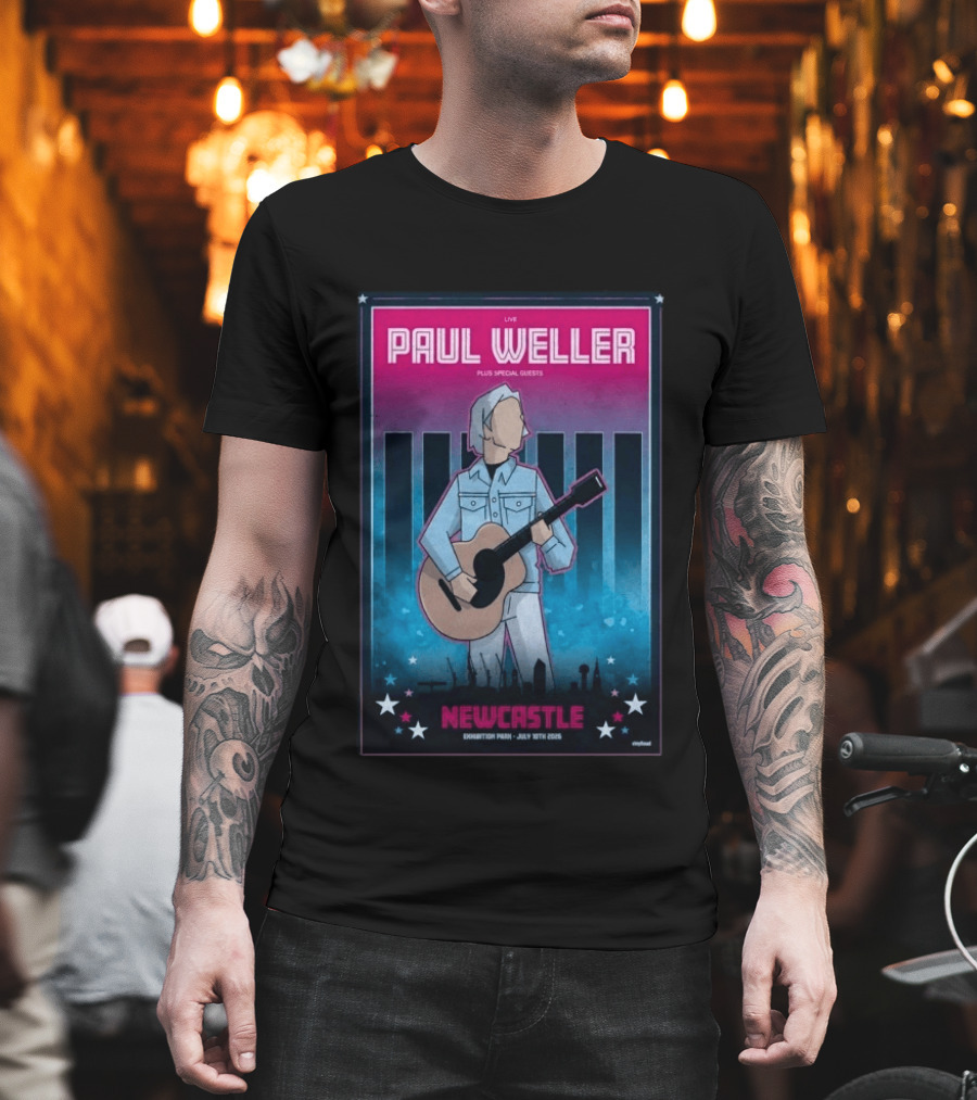 Paul Weller Live Newcastle Exhibition Park July 10 2026 Plus Special Guests T-Shirt