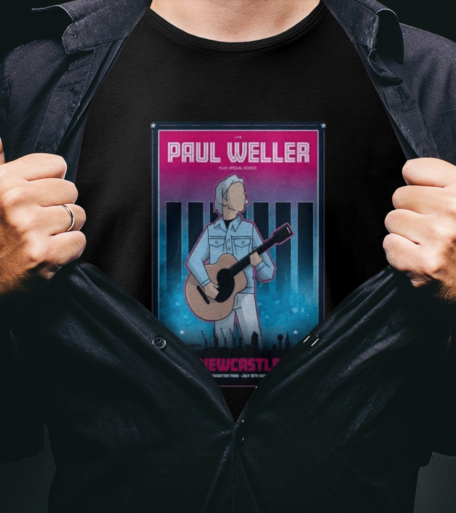 Paul Weller Live Newcastle Exhibition Park July 10 2026 Plus Special Guests T-Shirt