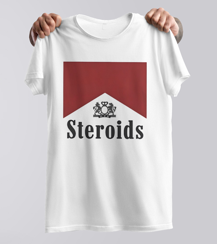 H2K Steroids Gym Fitness Lion Crest T-Shirt