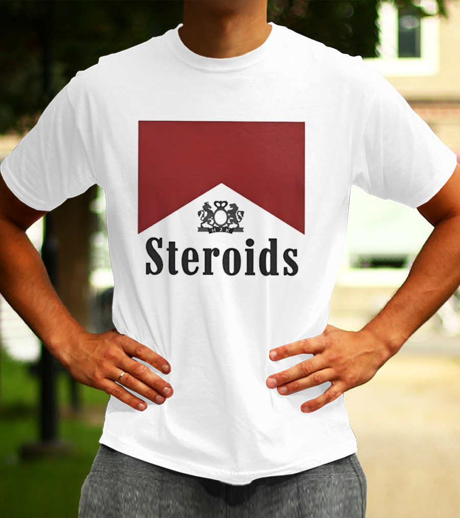 H2K Steroids Gym Fitness Lion Crest T-Shirt