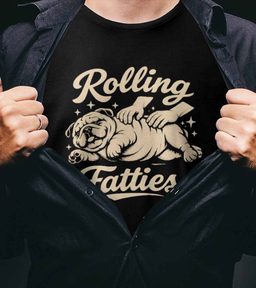 Rolling Fatties Bulldog Massage T-Shirt