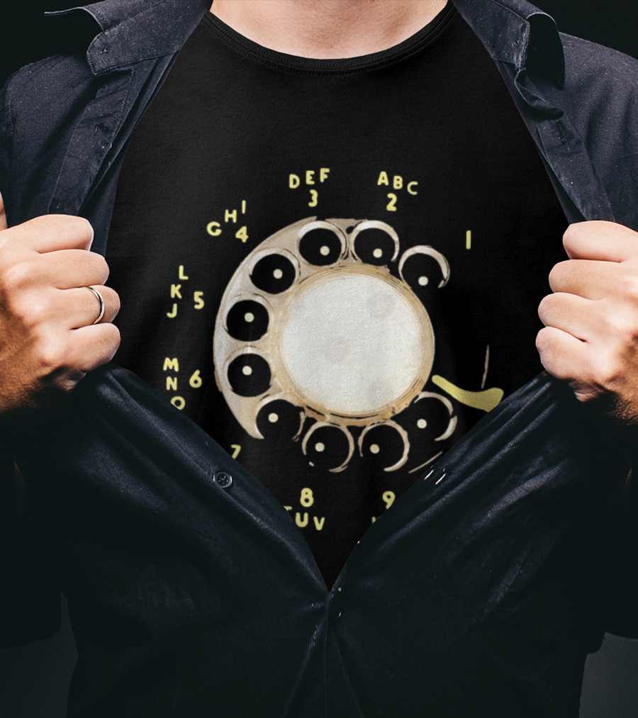 Rotary Telephone Dial ABC 1 2 3 T-Shirt
