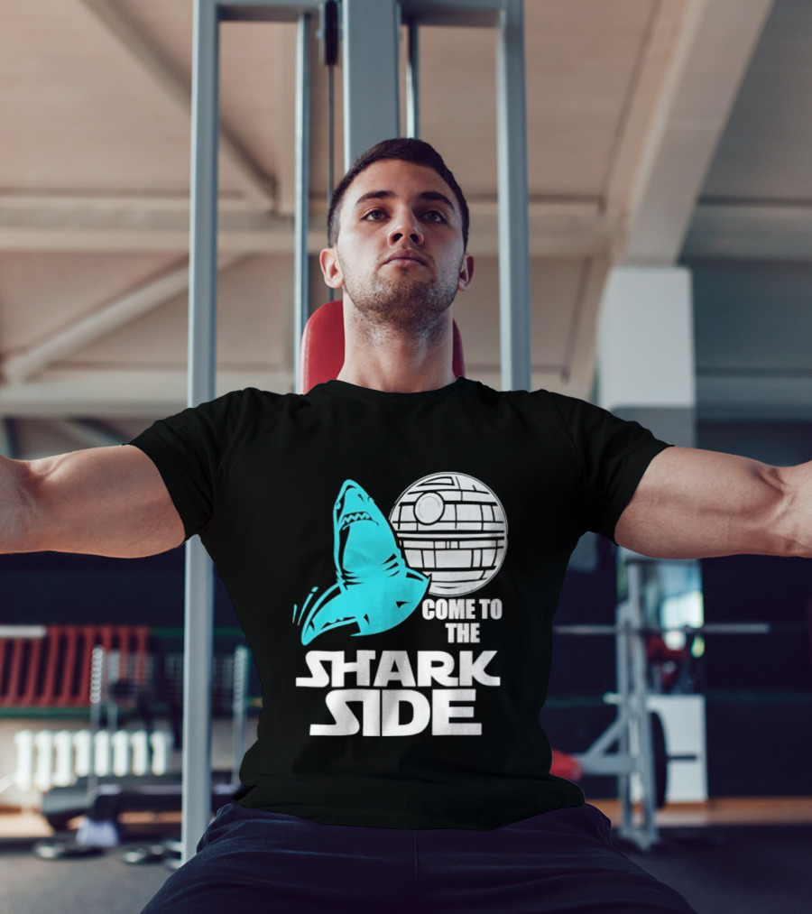Come To The Shark Side With Death Star T-Shirt