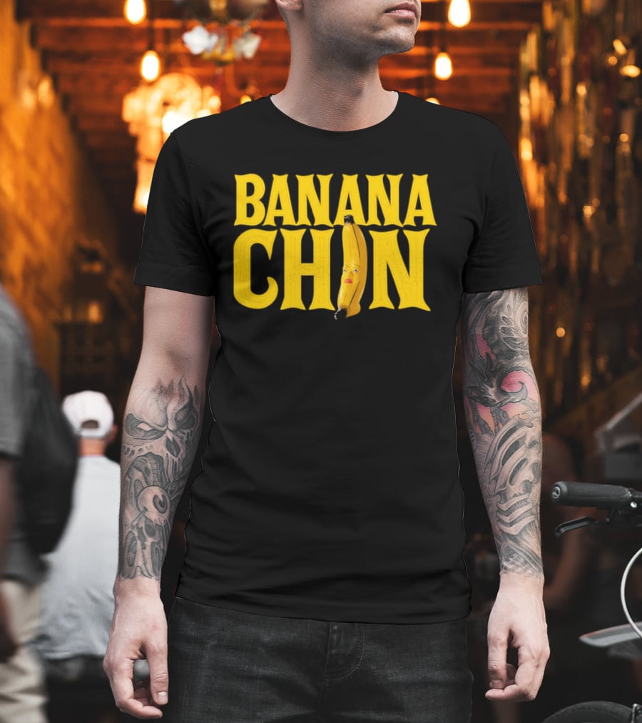 Banana Chin MMA Sandipantsmma Surreal Face T-Shirt