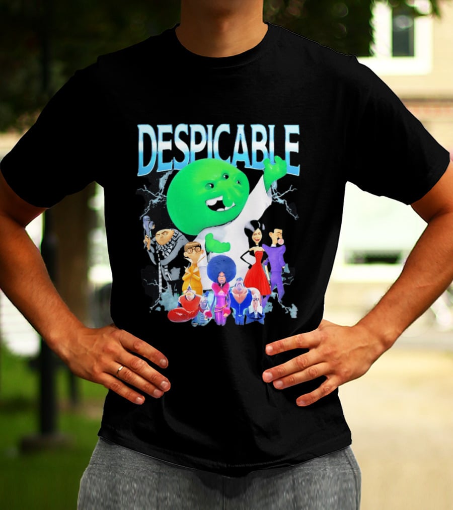 Despicable Me Featuring Gru Green Villain Group Villains T-Shirt