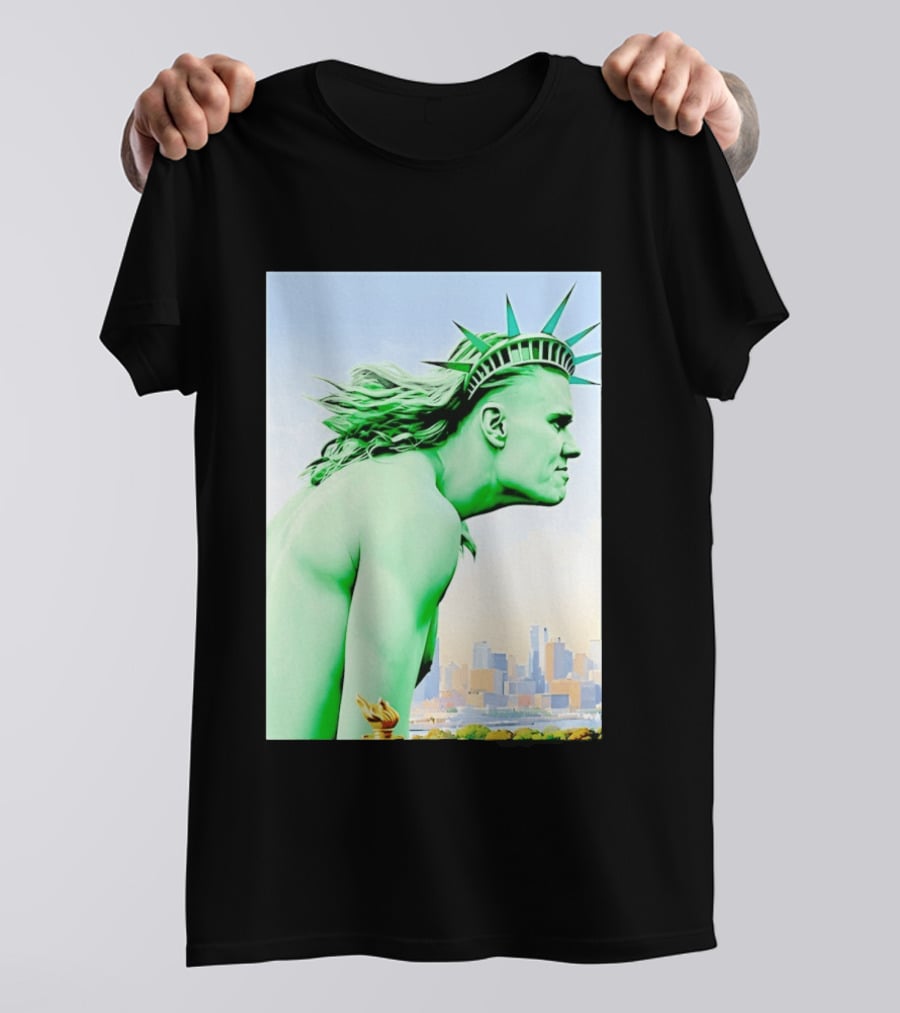 Erling Haaland Liberty Statue Meme T-Shirt