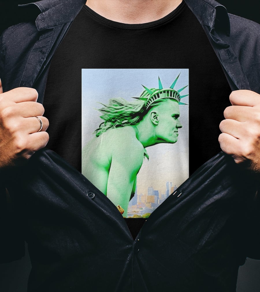 Erling Haaland Liberty Statue Meme T-Shirt