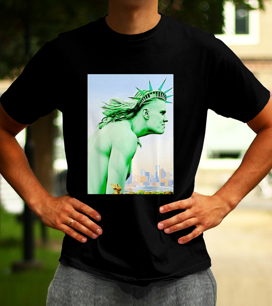 Erling Haaland Liberty Statue Meme T-Shirt