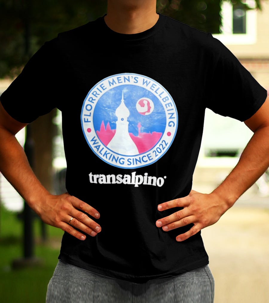 Florrie Men's Wellbeing Walking Since 2022 Transalpino T-Shirt