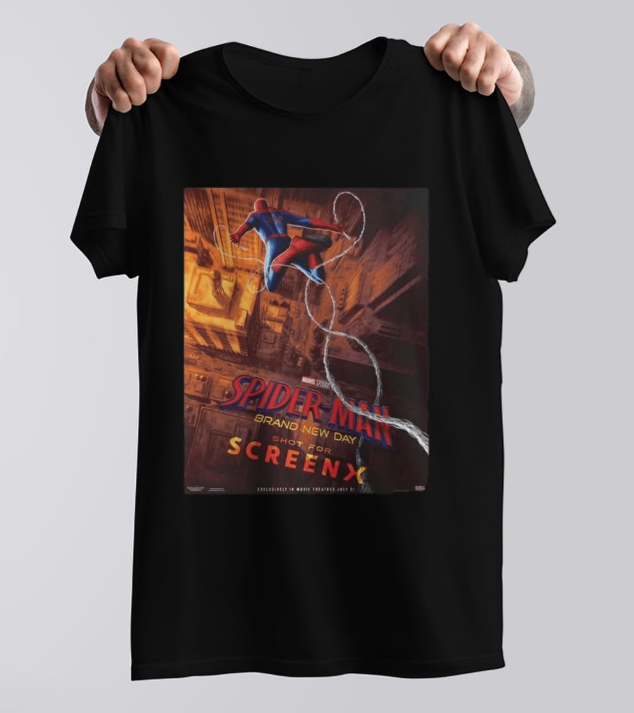 Spider Man Brand New Day Shot For ScreenX In Theaters July 31 2026 T-Shirt