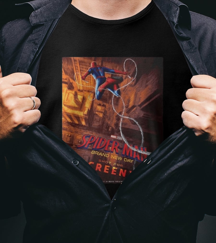 Spider Man Brand New Day Shot For ScreenX In Theaters July 31 2026 T-Shirt