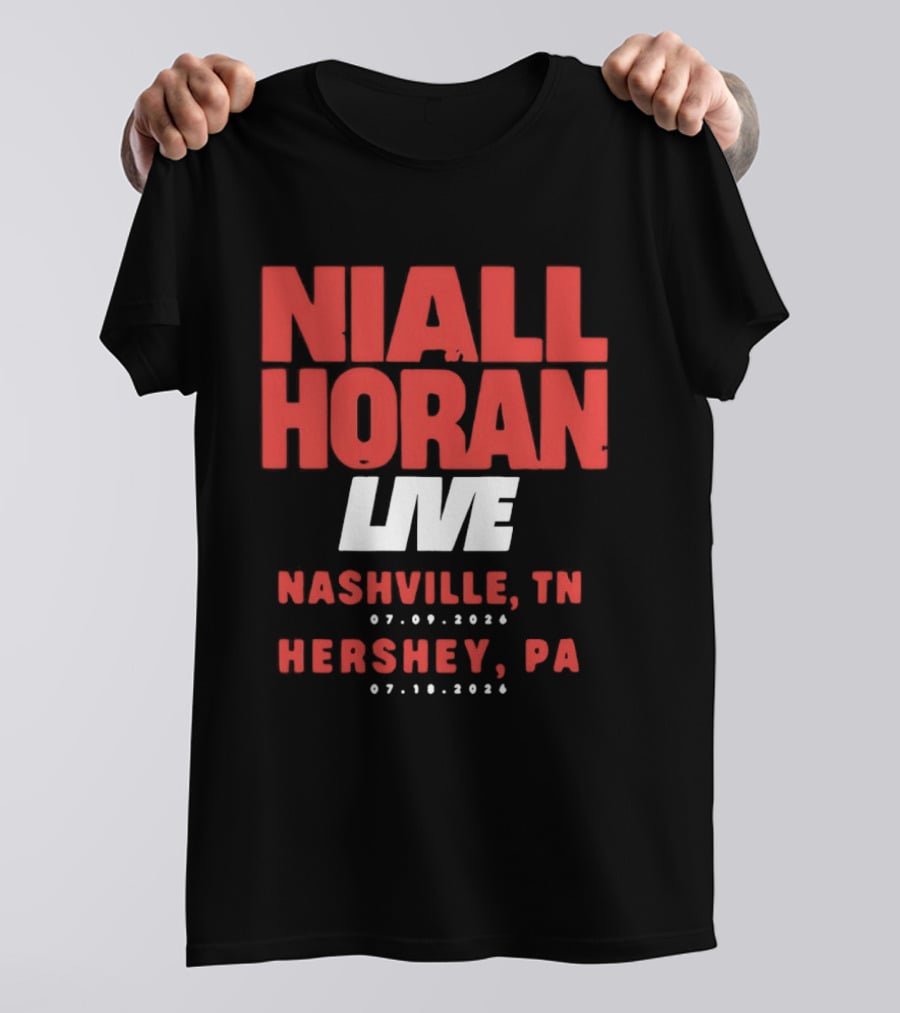 Niall Horan Live Nashville TN 07.09.2020 Hershey PA 07.10.2020 T-Shirt