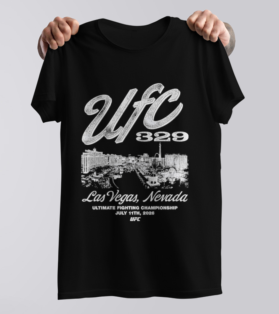 UFC 329 Las Vegas Nevada Ultimate Fighting Championship Mobile Arena 2024 T-Shirt