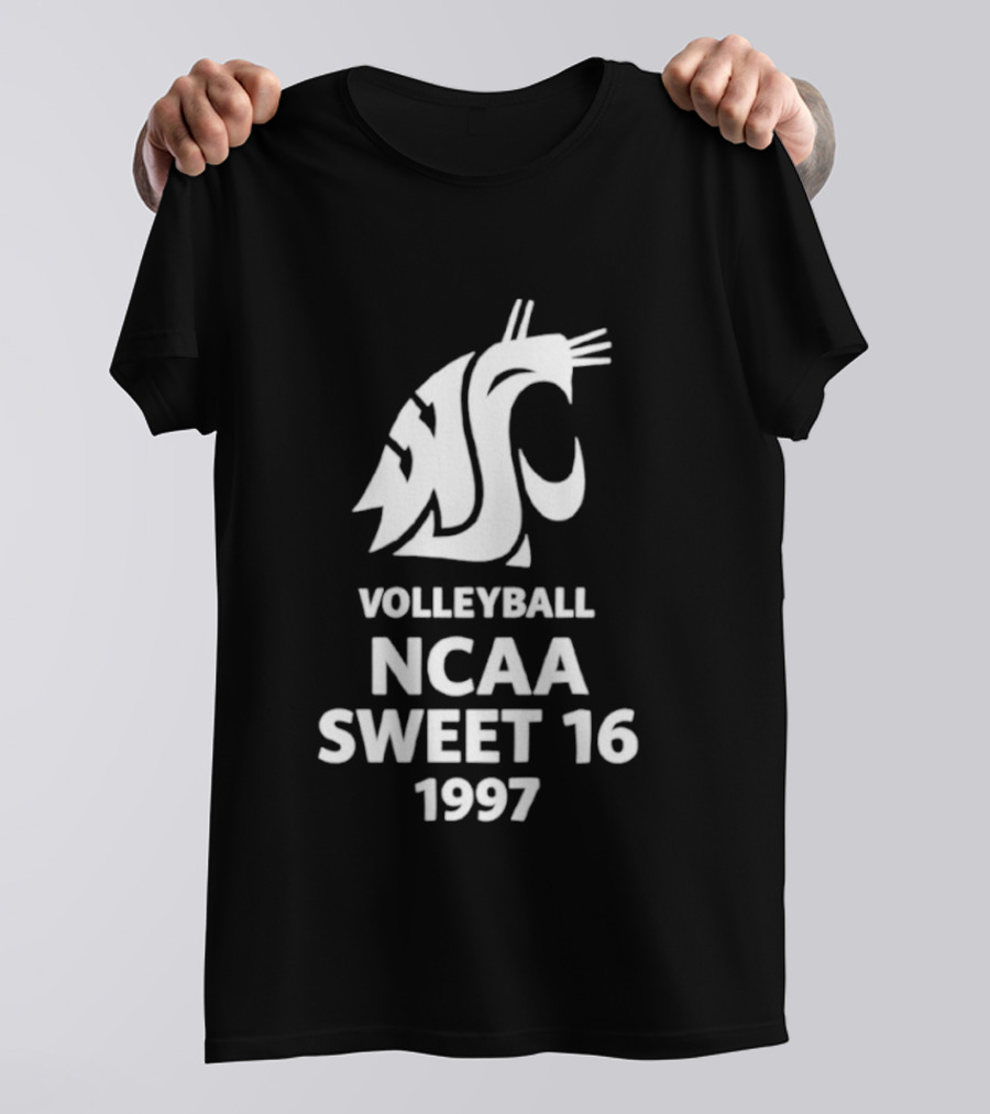 Washington State University Volleyball NCAA Sweet 16 1997 T-Shirt
