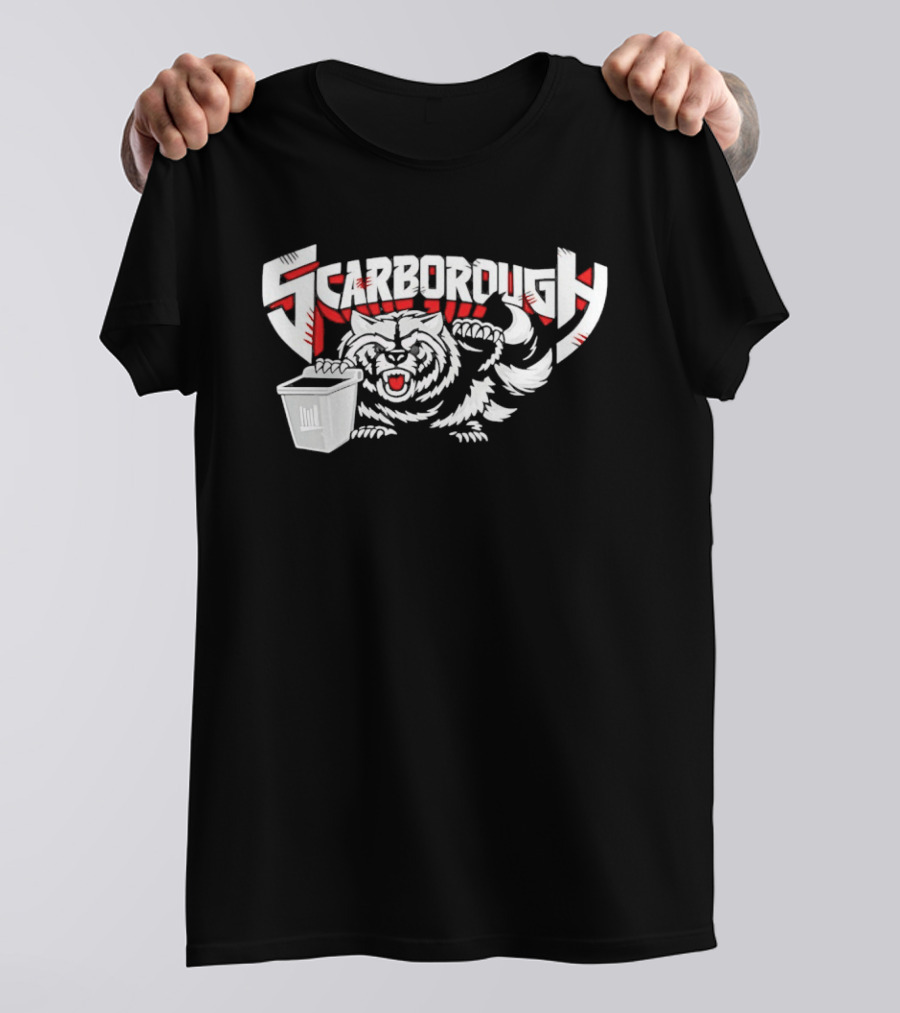 Scarborough Raccoon Trash Can Funny Wild Animal T-Shirt