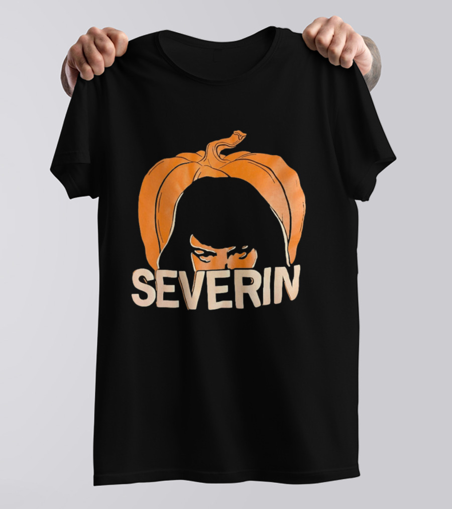 Severin Pumpkin Halloween Horror Mask T-Shirt