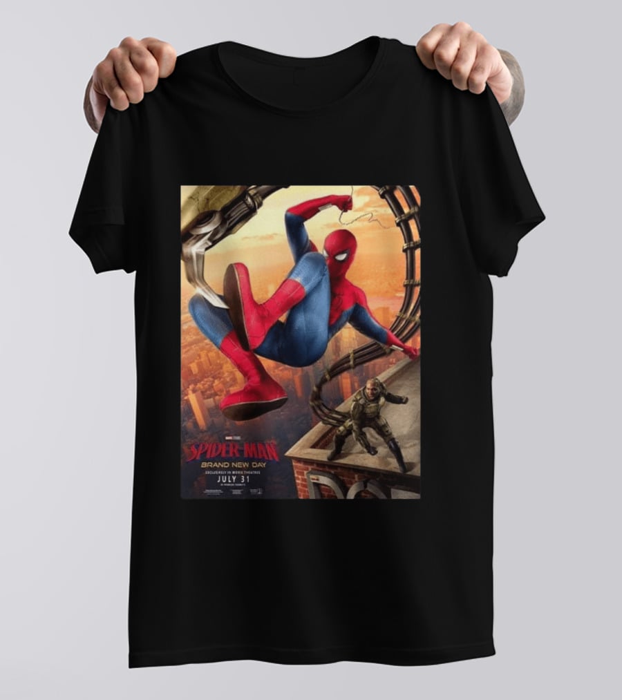 Spider Man Brand New Day Marvel Studios Movie Release July 31 2026 T-Shirt