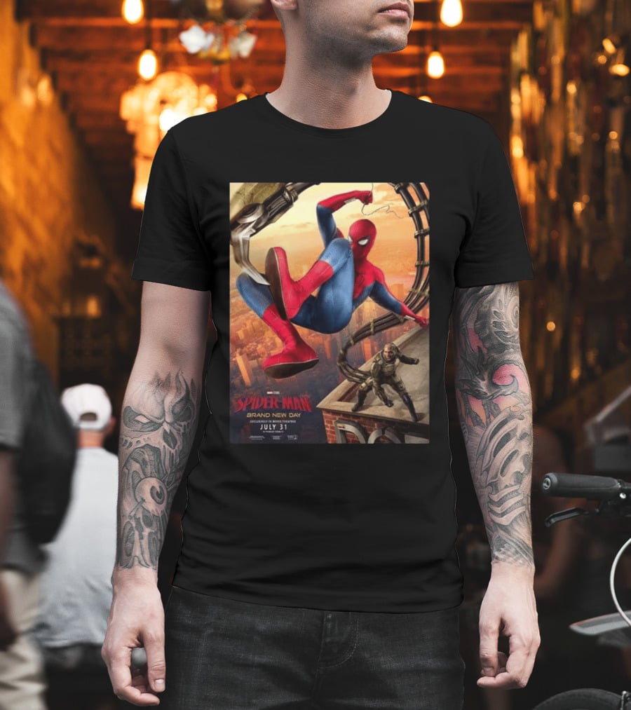 Spider Man Brand New Day Marvel Studios Movie Release July 31 2026 T-Shirt