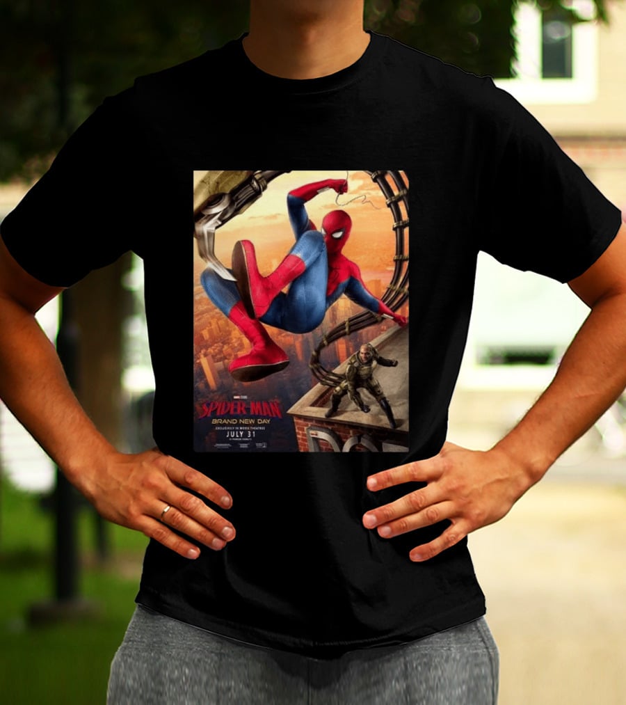Spider Man Brand New Day Marvel Studios Movie Release July 31 2026 T-Shirt