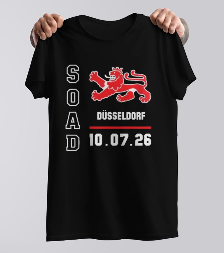 SOAD Düsseldorf 2026 Red Lion Event 10.07.26 T-Shirt
