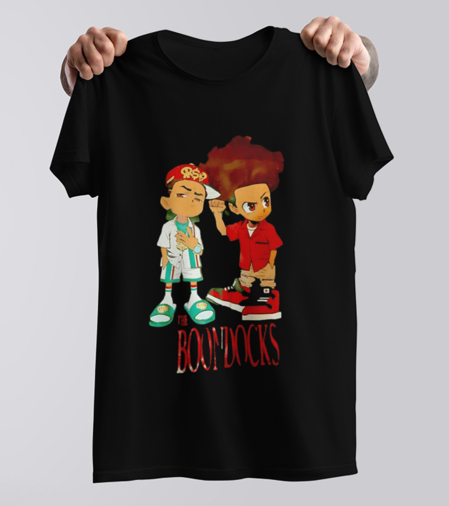 The Boondocks Riley And Huey Freeman Characters By Aaron McGruder T-Shirt