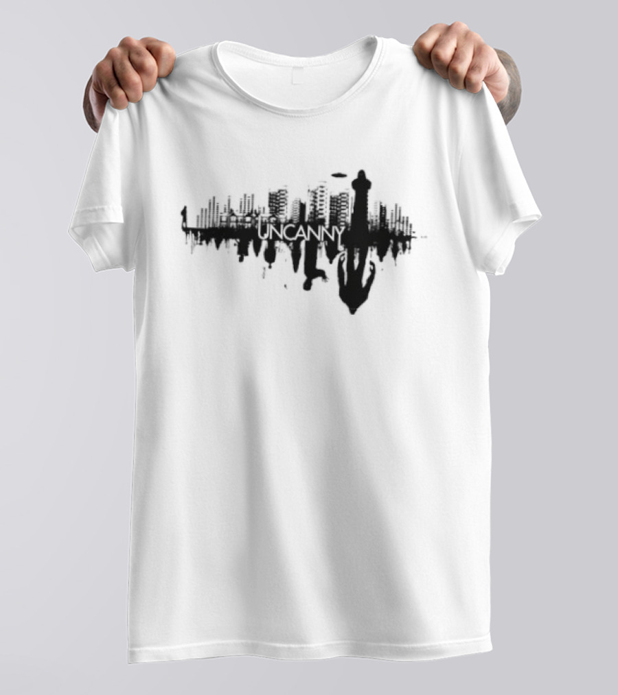 Uncanny City Silhouette Cityscape Urban Skyline T-Shirt