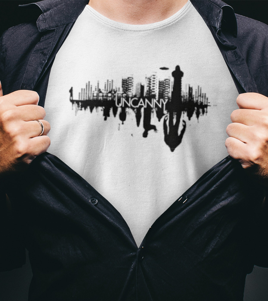 Uncanny City Silhouette Cityscape Urban Skyline T-Shirt