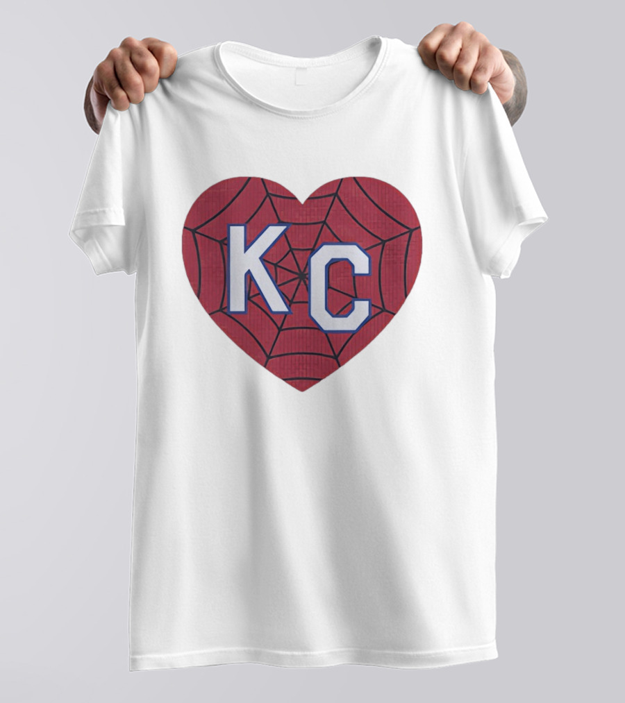 KC Heart Spiderweb T-Shirt