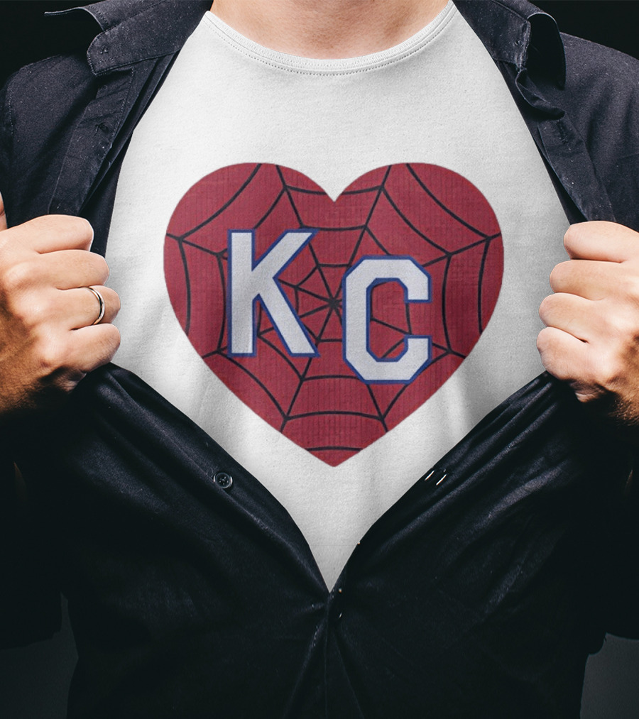 KC Heart Spiderweb T-Shirt
