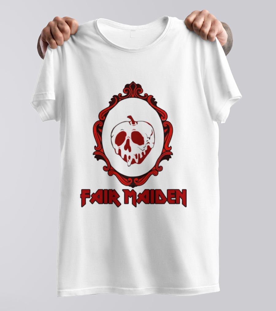 Fair Maiden Poison Apple Mirror Snow White Classic Tale T-Shirt