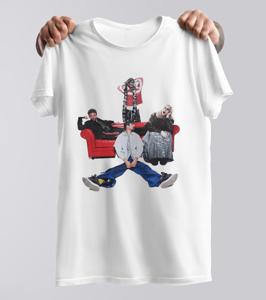 The 1975 Members Red Sofa Matty Healy Aesthetic T-Shirt