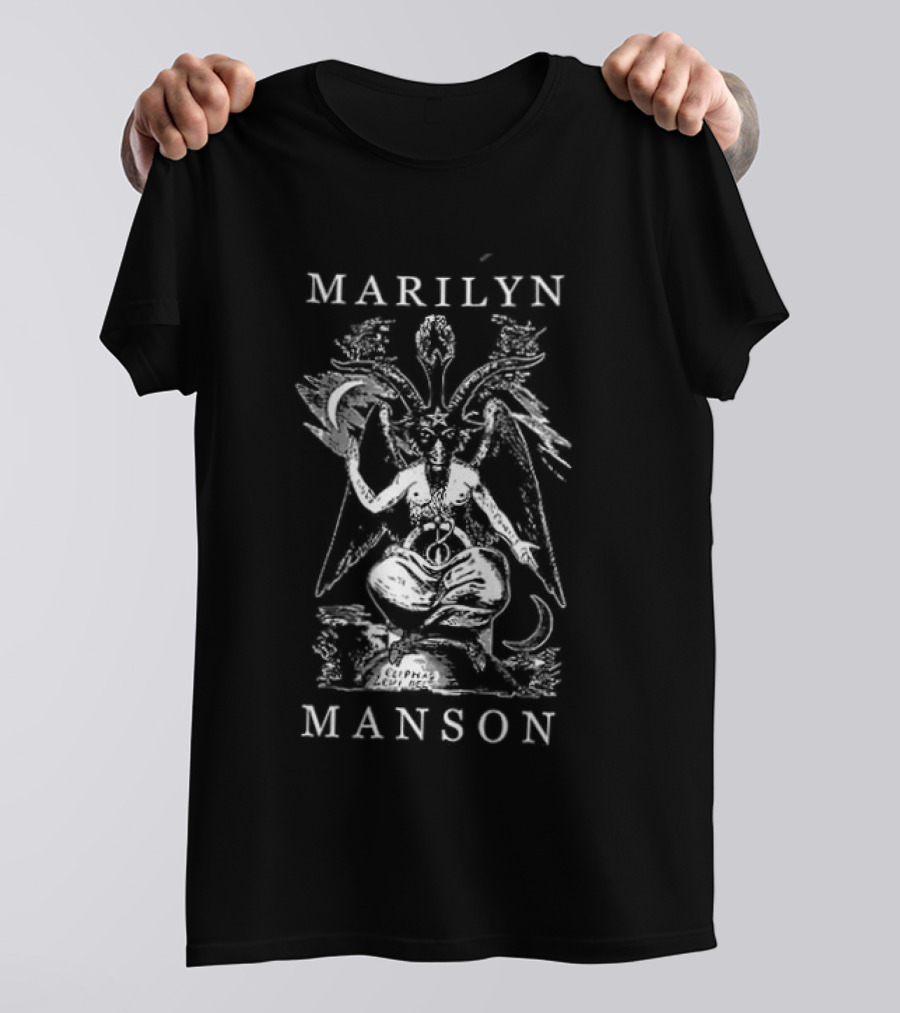 Marilyn Manson Baphomet Bigger Than Satan Two Sided T-Shirt