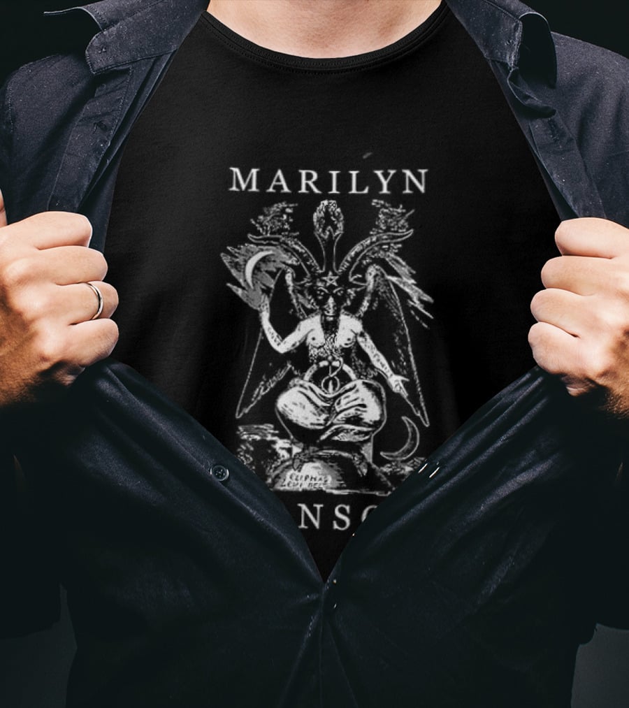 Marilyn Manson Baphomet Bigger Than Satan Two Sided T-Shirt