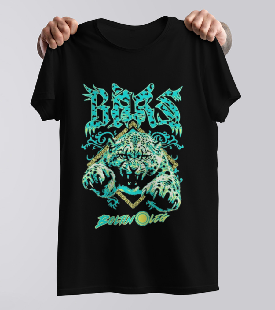 Bars Boltin Oleg Leopard Wild Cat Animal T-Shirt