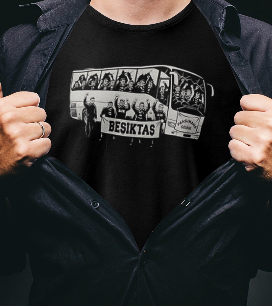Besiktas Erkek BJK 1903 Team Spirit Bus T-Shirt