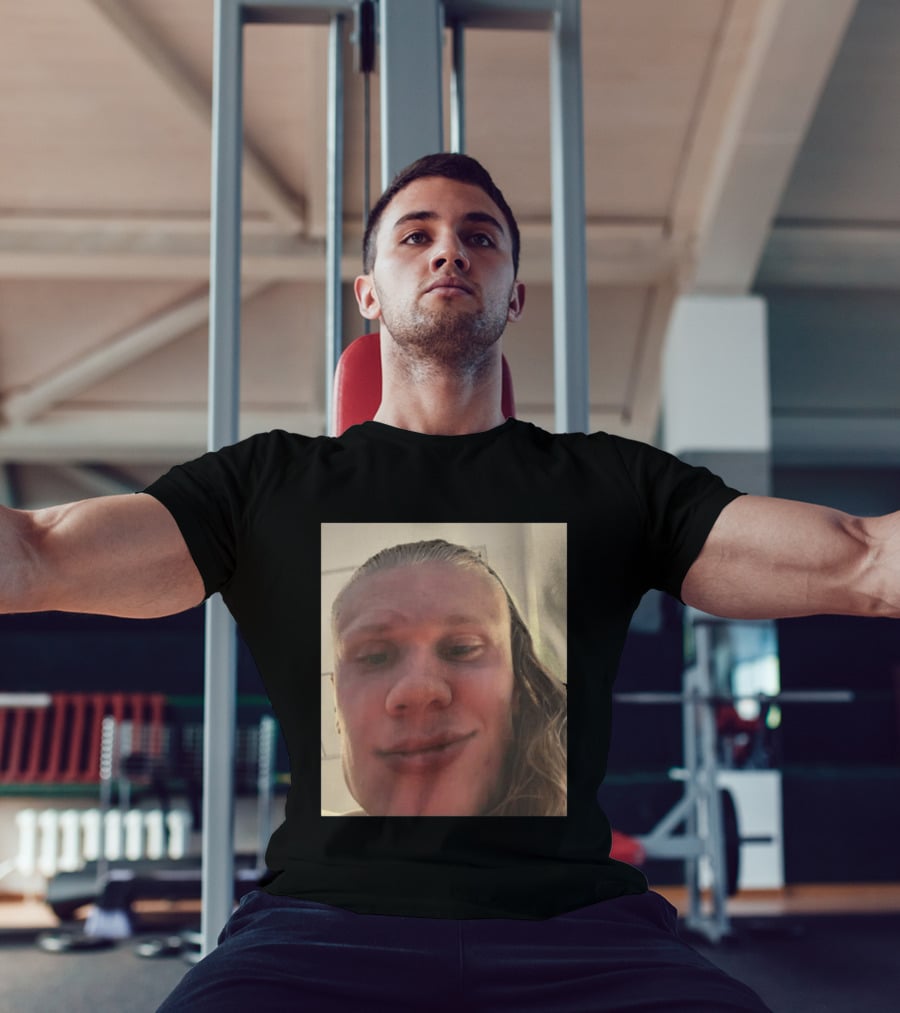 Erling Haaland S Face Close Up T-Shirt