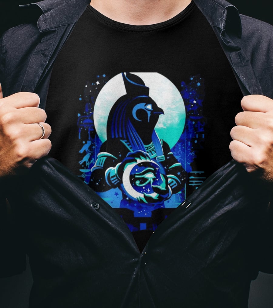 Eye Of Horus Egyptian Moon God Mythology Symbolism T-Shirt