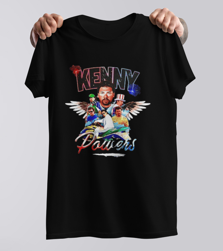 Kenny Powers Danny McBride Eastbound And Down Winged Motif T-Shirt