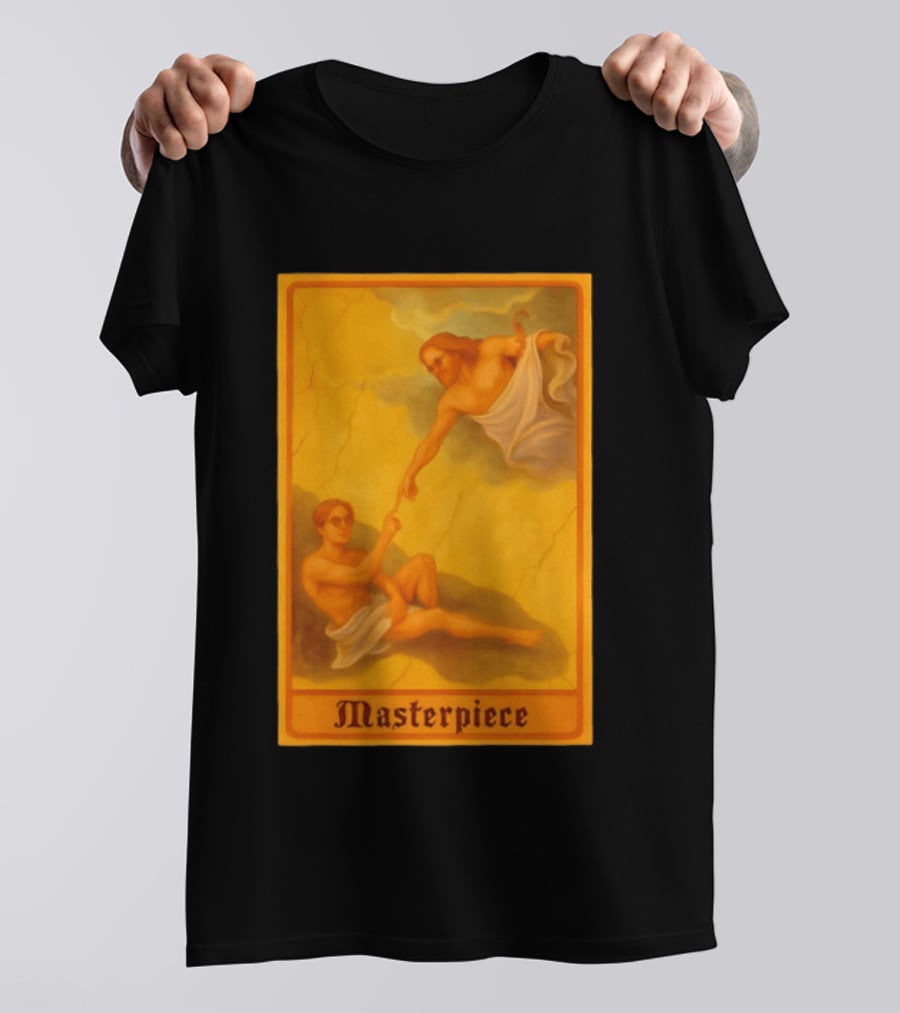 Masterpiece Michelangelo Creation Of Adam Iconic Classic Renaissance T-Shirt