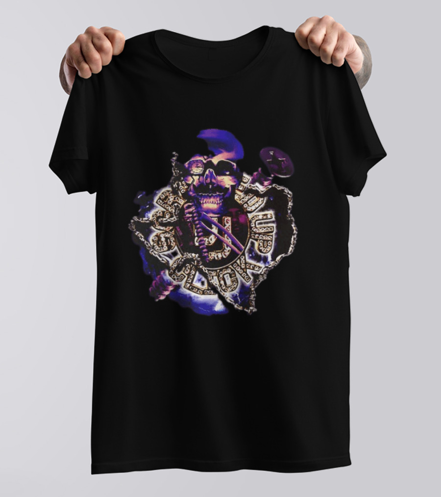 DJ Screw The Final Chapter 2 Sided Legendary Skull Chains Innovation T-Shirt