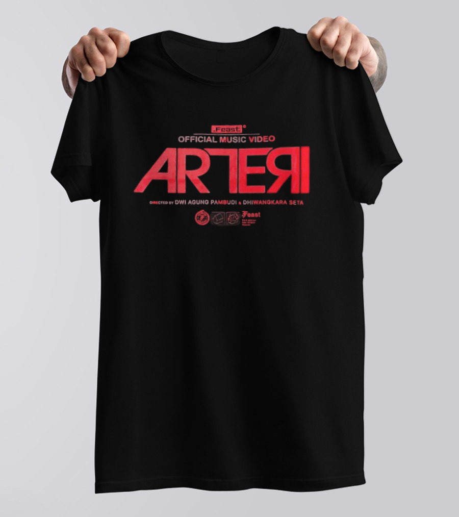 Menangisku Di Pundakmu ARTERI Official Music Video .Feast Two Sided T-Shirt