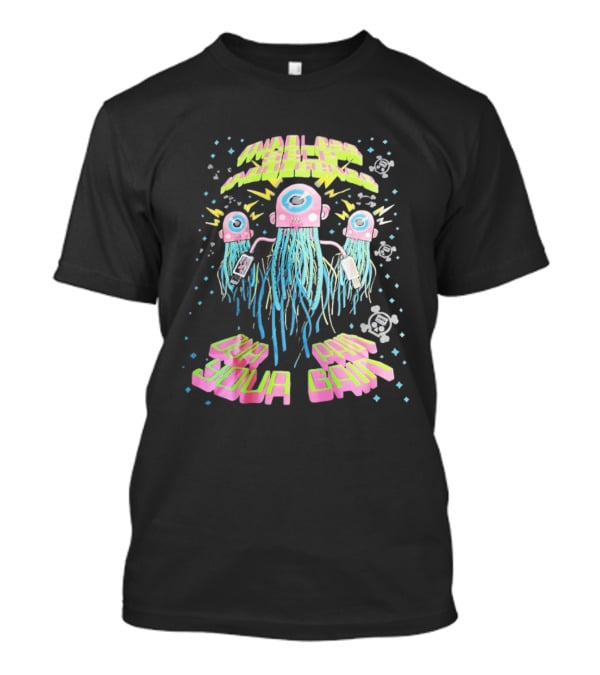 Mindless Self Indulgence Our Pain Your Gain Neon Alien Robots T-Shirt