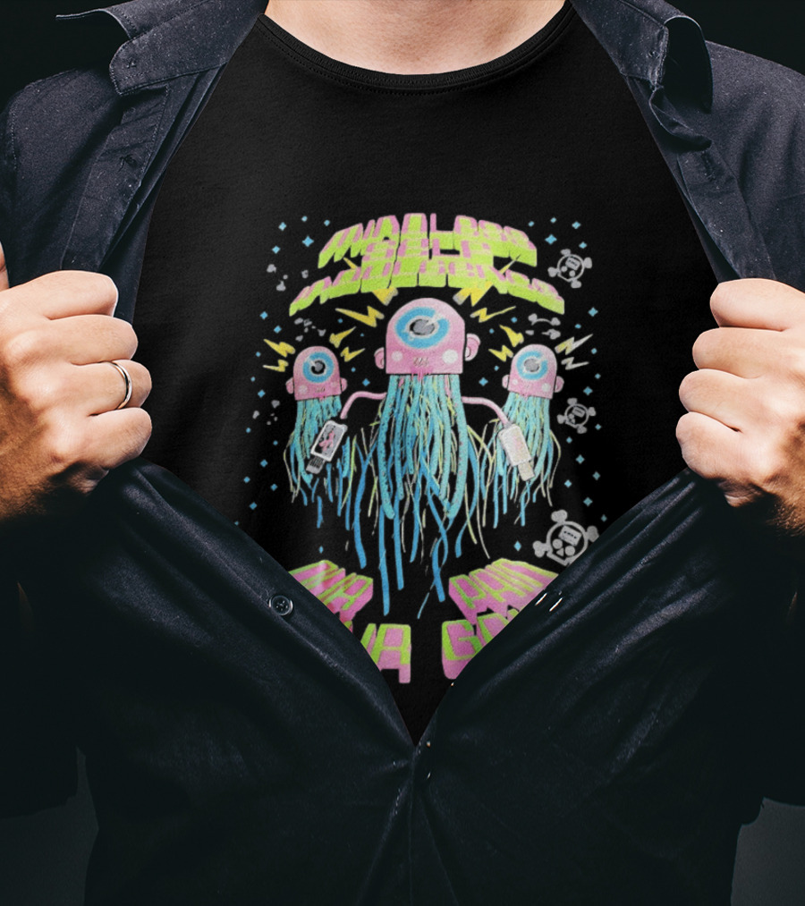 Mindless Self Indulgence Our Pain Your Gain Neon Alien Robots T-Shirt