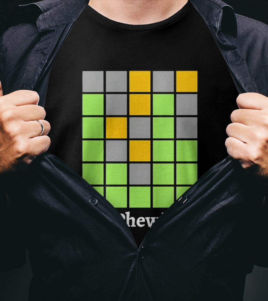 Minesweeper Phew Grid Game Board Text Phew T-Shirt