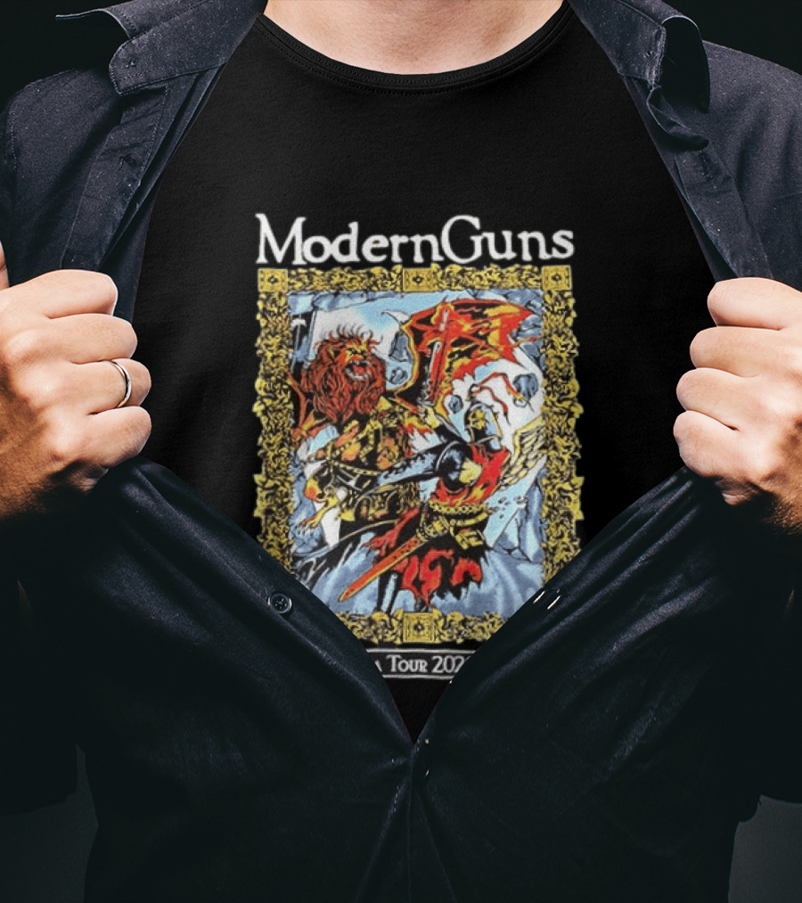 Modern Guns Asia Tour 2026 Warrior Art Manila Easter Event Calendar T-Shirt
