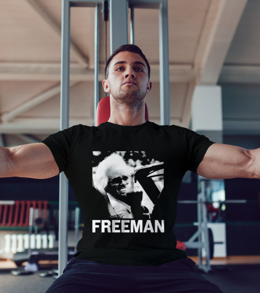 Morgan Freeman Middle Finger Actor Celebrity FREEMAN T-Shirt